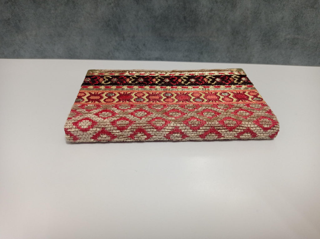 Woven Turkish Kilim Fabric Notebook, Lined Journal
