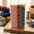 Velvet Ikat Hardcover Notebook, Turkish-Style Fabric Journal